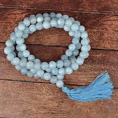 Aquamarine 8mm Mala